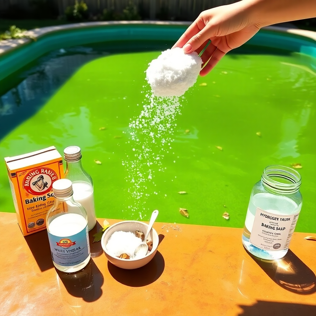 eau de piscine verte remède de grand-mère