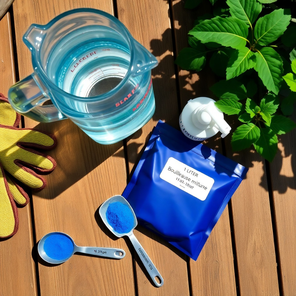 dosage bouillie bordelaise pour 1 litre