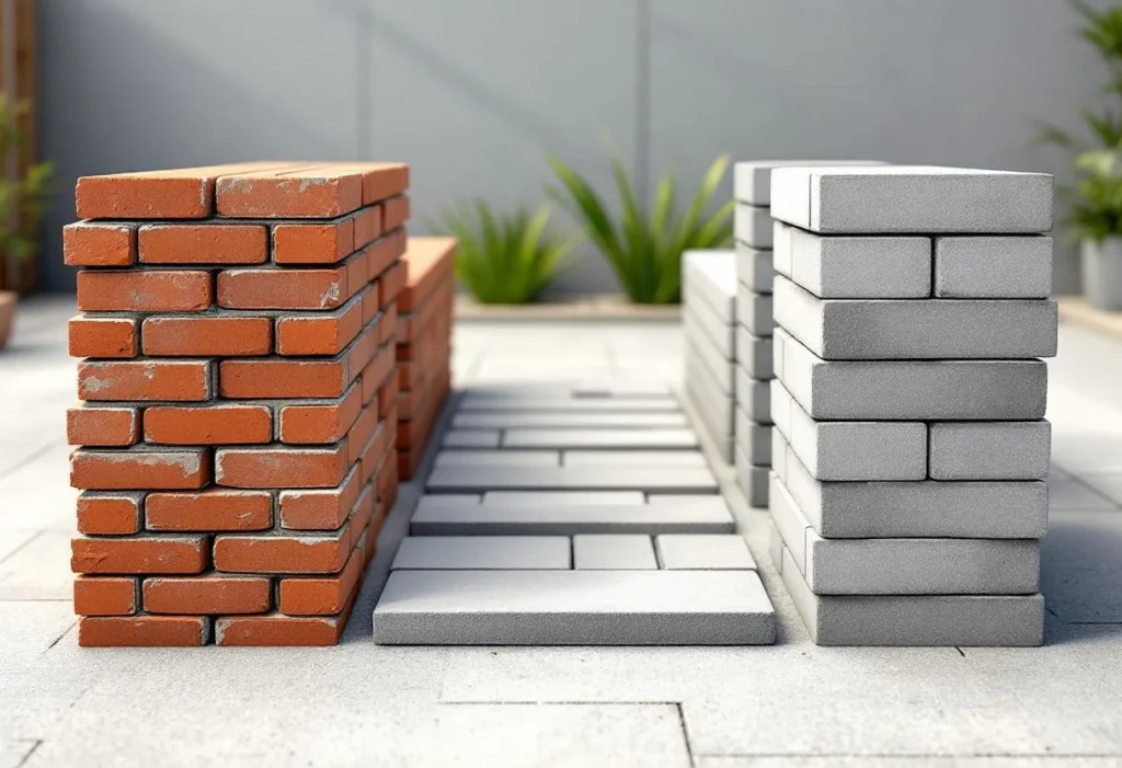 briques pavés et parpaings