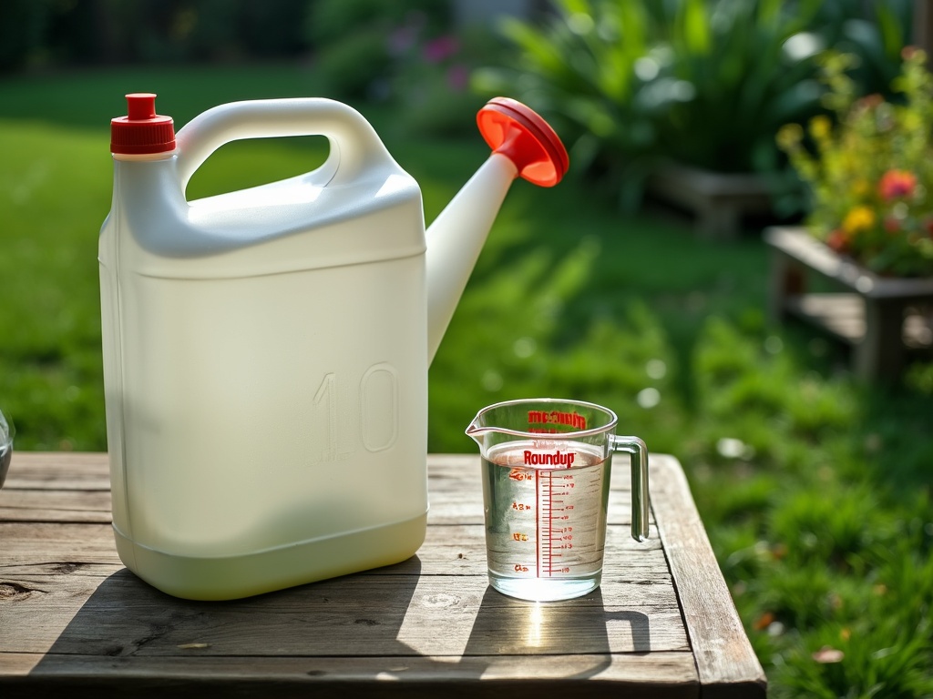 quelle dose de roundup pour 10 litres d'eau