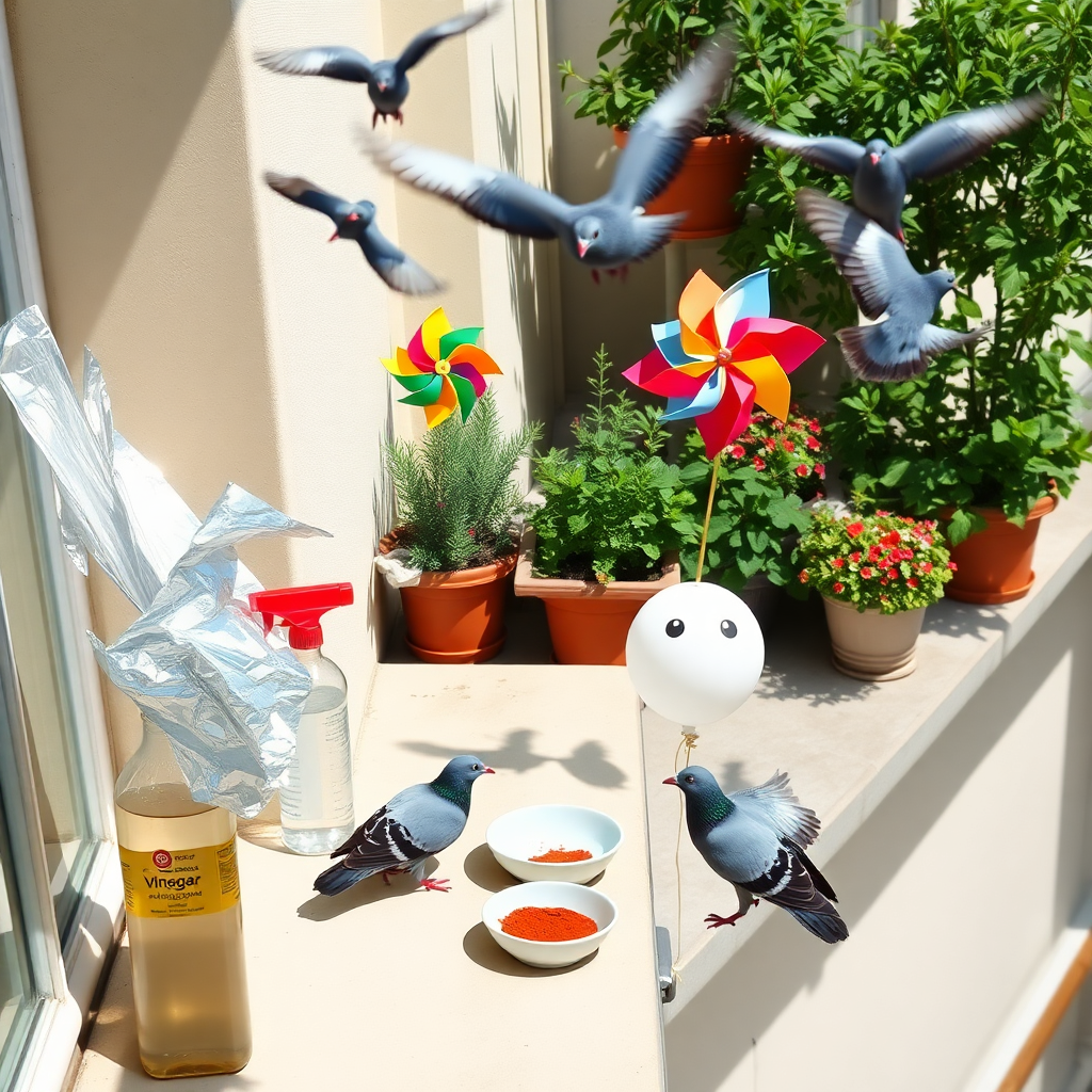 recette de grand-mère pour faire fuir les pigeons