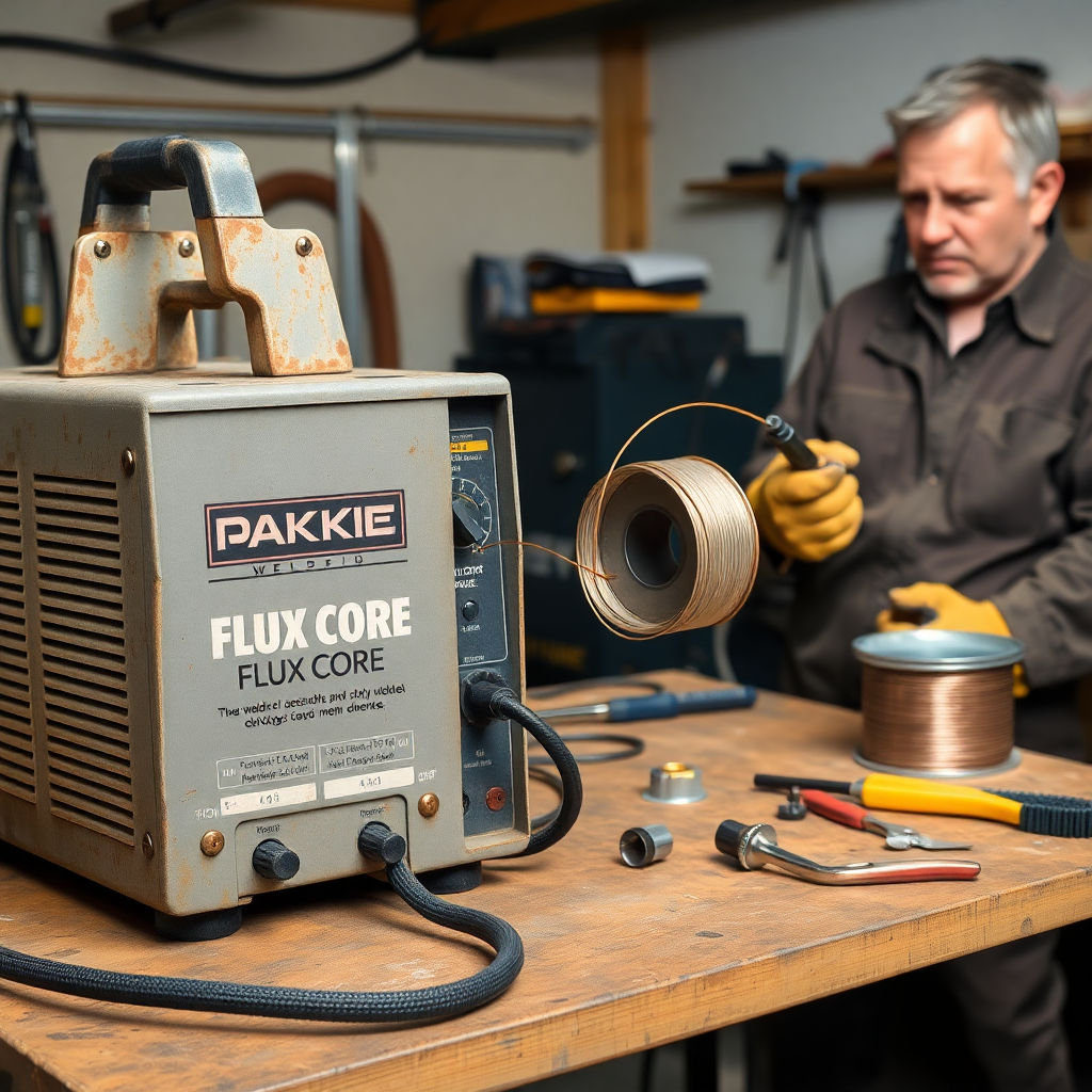 poste à souder parkside fil fourré problème