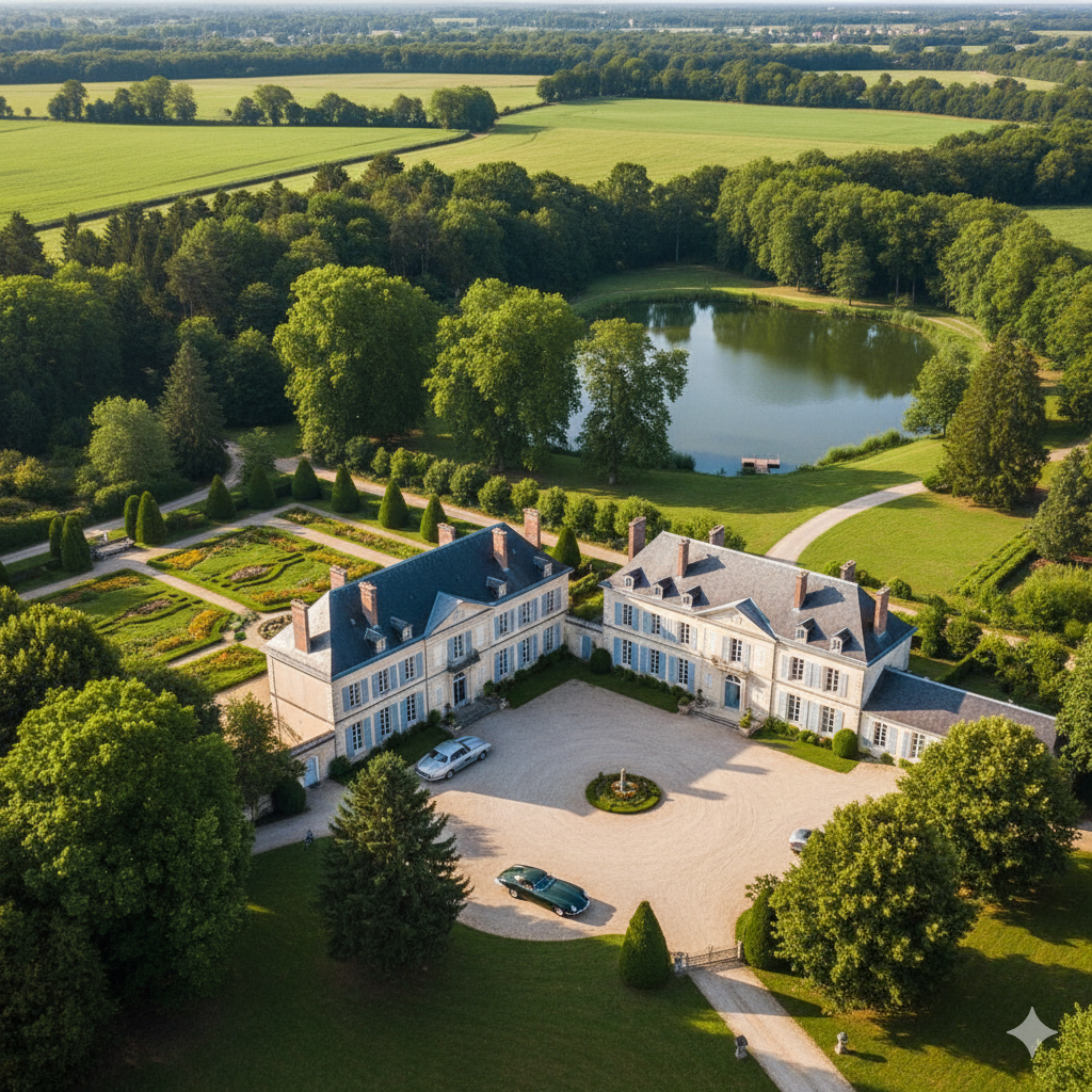 maison alain delon douchy prix