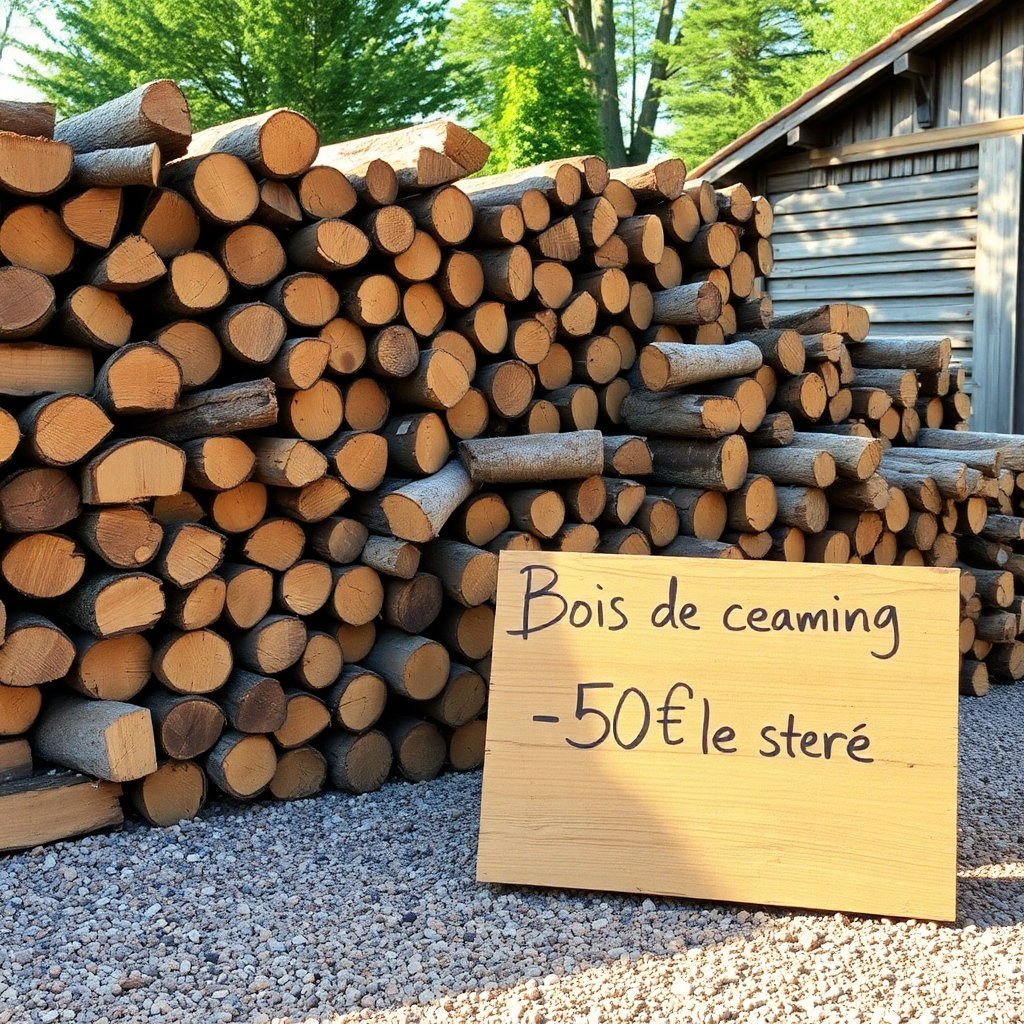 bois de chauffage 50 euros le stère