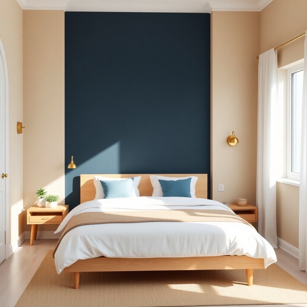 peinture chambre adulte 2 couleurs