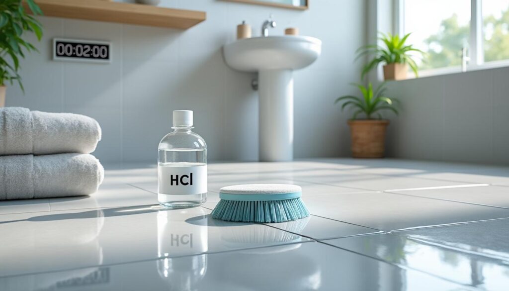 découvrez combien de temps laisser agir l’acide chlorhydrique sur le carrelage pour un nettoyage efficace sans l'endommager. conseils d'utilisation et précautions.