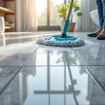 découvrez des méthodes efficaces pour nettoyer un carrelage neuf et éliminer le voile blanc, afin de retrouver un sol parfaitement éclatant.