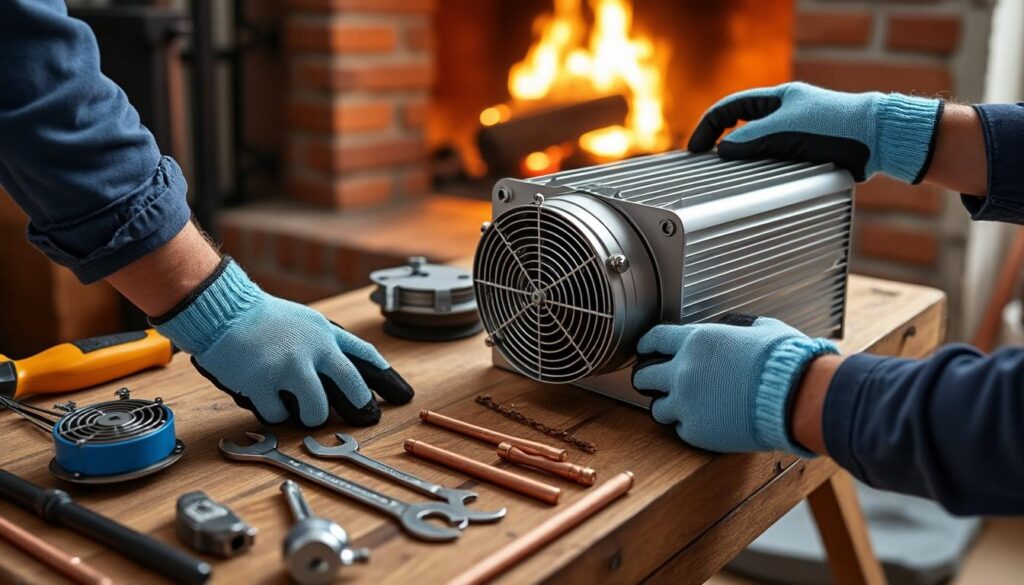 apprenez à fabriquer un récupérateur de chaleur pour cheminée grâce à notre guide pratique, étape par étape, pour améliorer l'efficacité de votre chauffage et économiser de l'énergie.