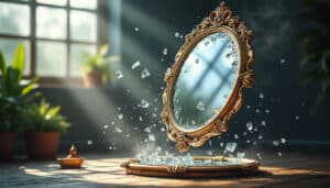 découvrez la signification spirituelle des miroirs qui tombent seuls et les messages clés qu'ils transmettent dans votre vie.