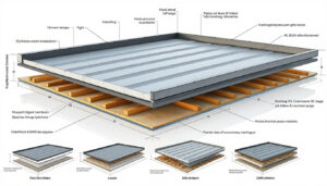 découvrez un guide complet avec schémas, plans et étapes détaillées pour la pose d'un toit plat en bac acier, afin de garantir une installation réussie et durable.